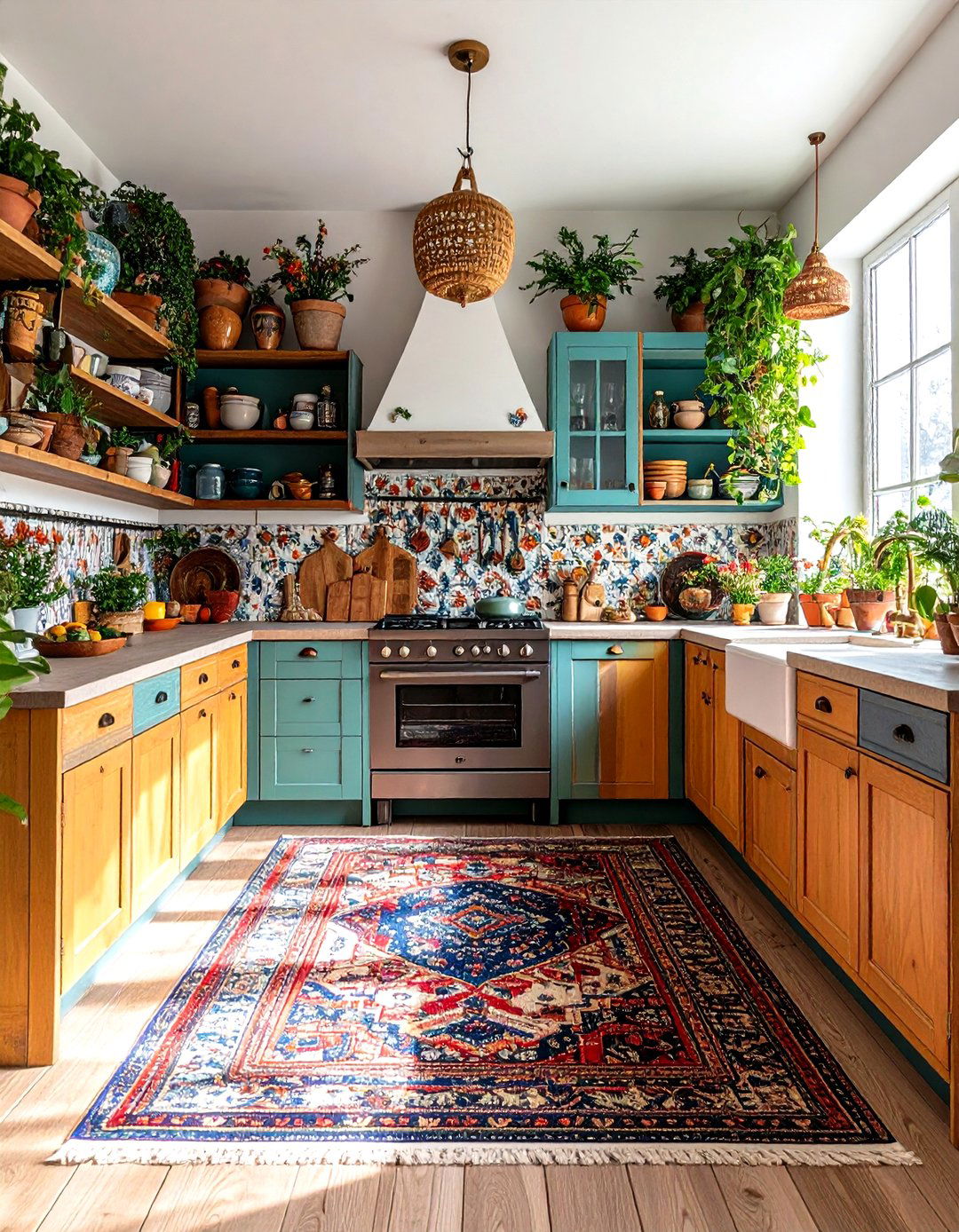 The Eclectic Bohemian Kitchen - 30 kitchen update ideas