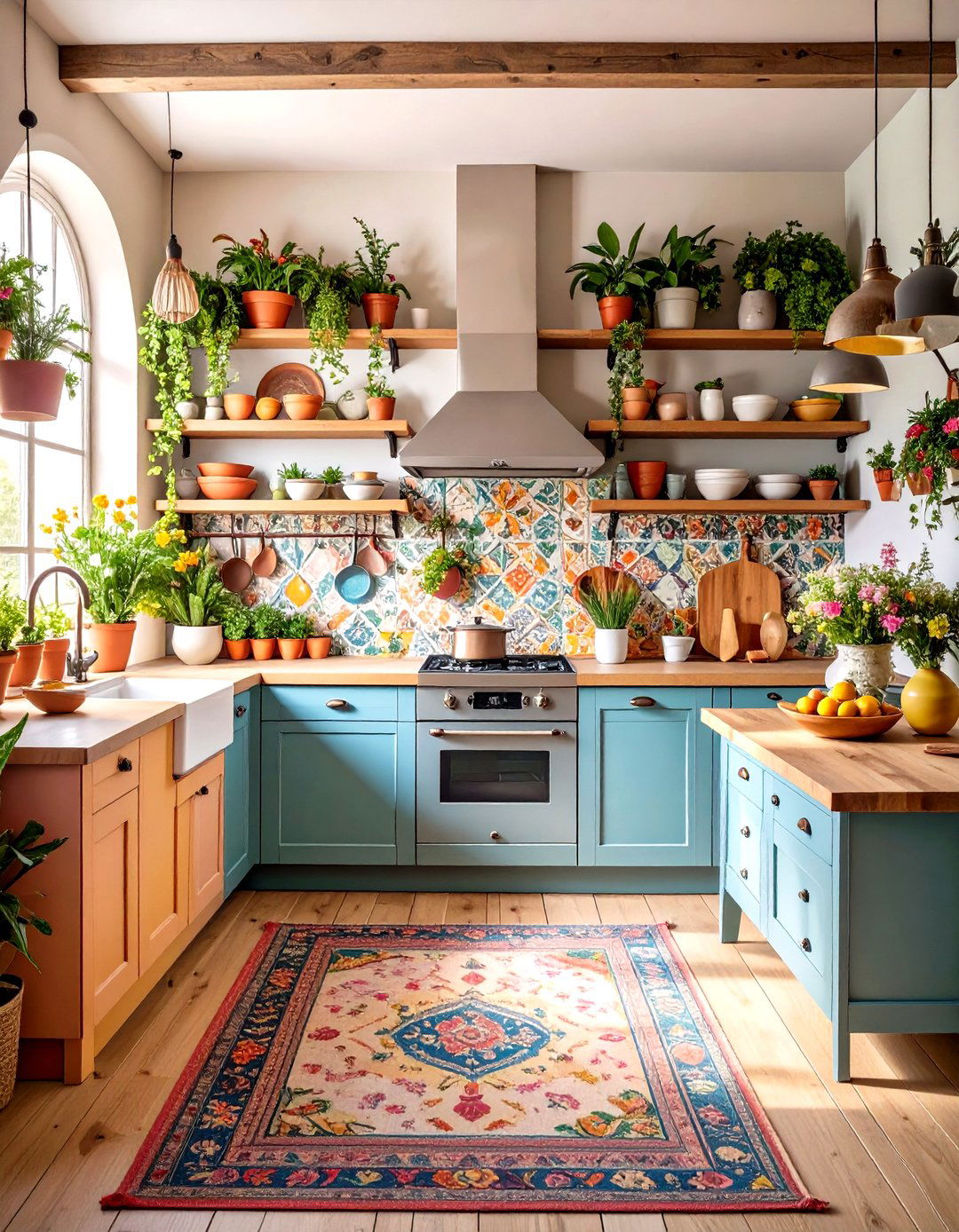 The Eclectic Bohemian Kitchen Design - 30 kitchen layout design tool ideas
