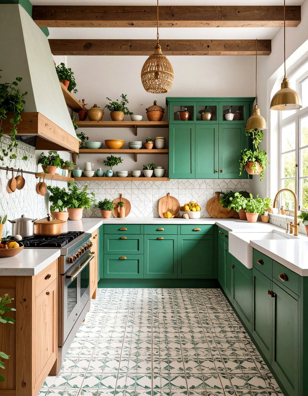 The Eclectic Bohemian Kitchen Idea - 30 kitchen improvement ideas miprenovate