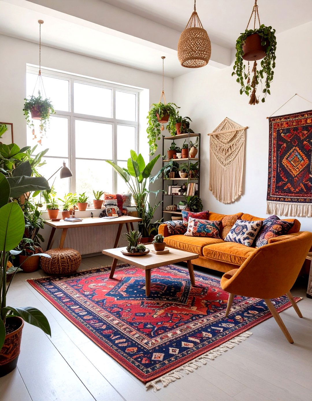 The Eclectic Bohemian Retreat - 30 office ideas for work
