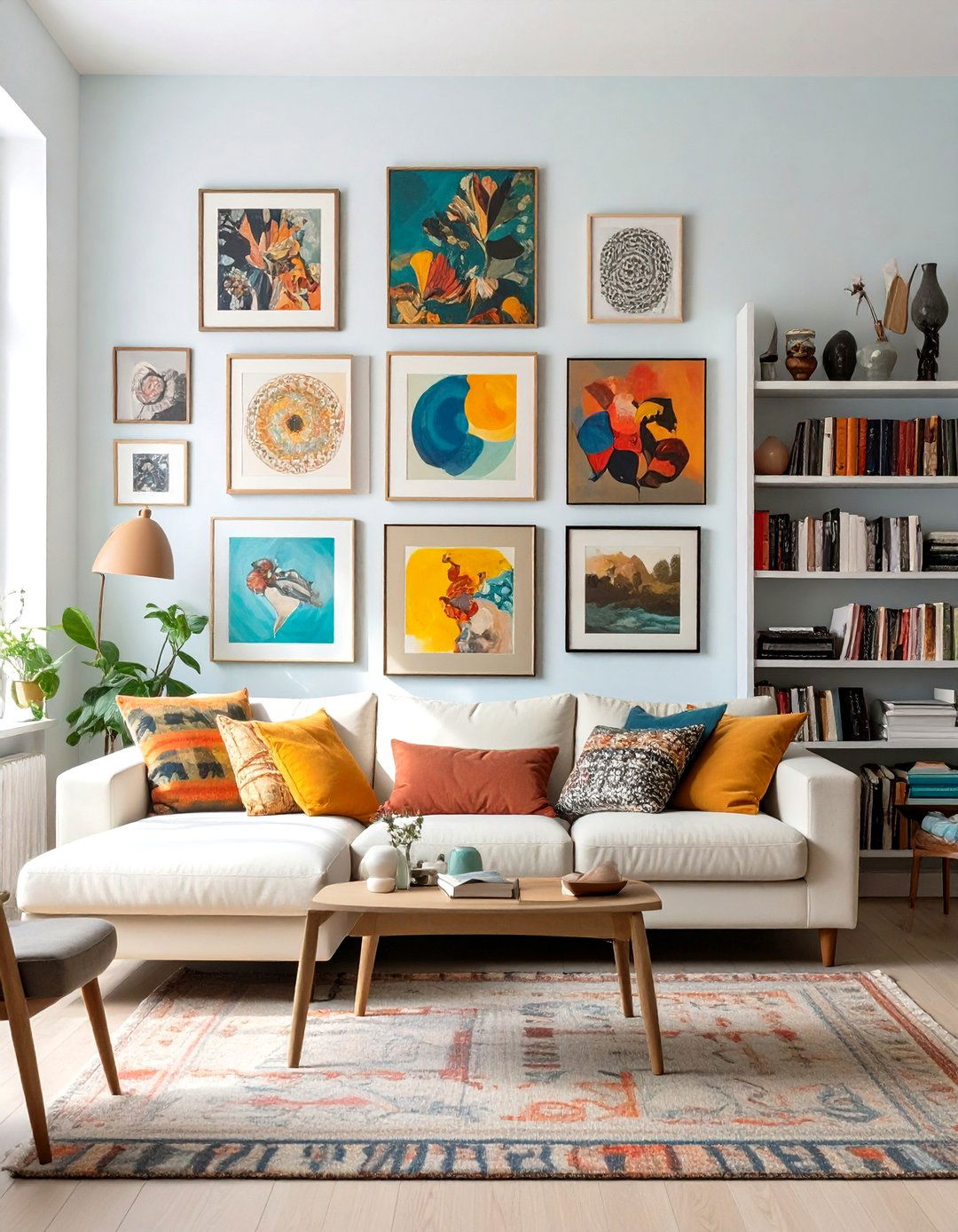 The Eclectic Collector Living Room - 30 how to design a living room ideas