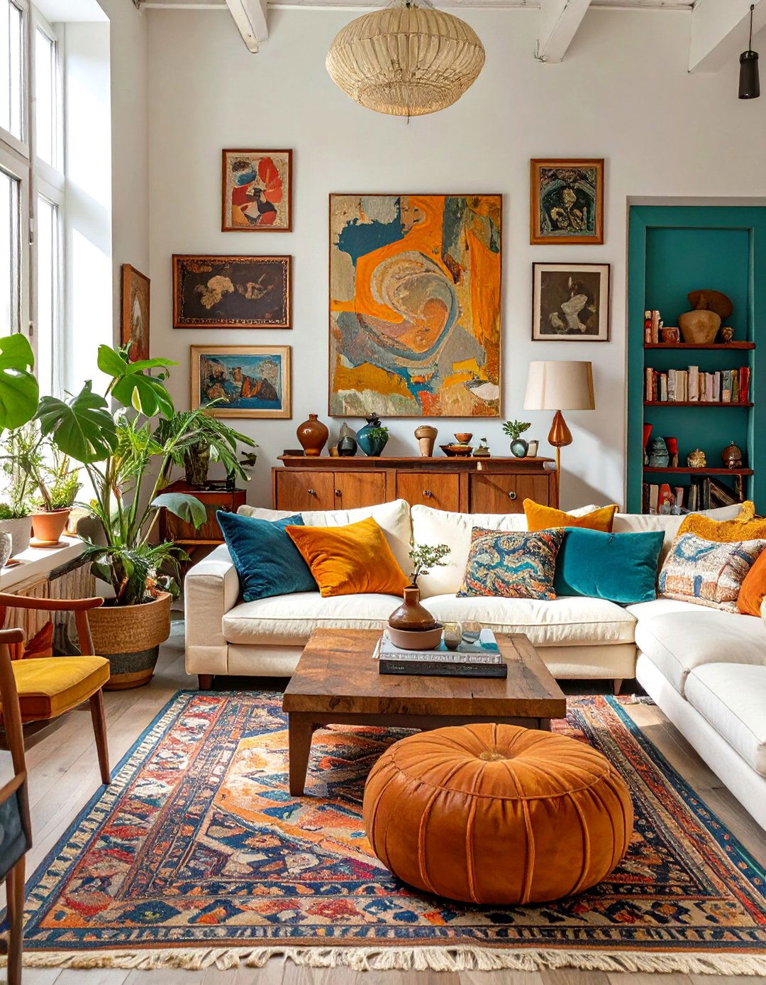 The Eclectic Collector Living Room - 30 interior design for living room ideas