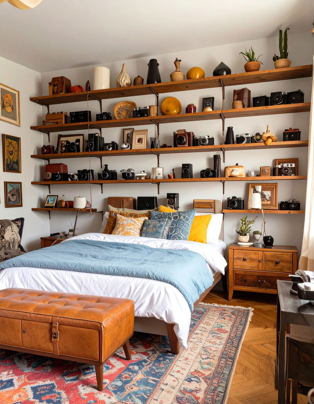 The Eclectic Collectors Bedroom - 30 girl bedroom ideas