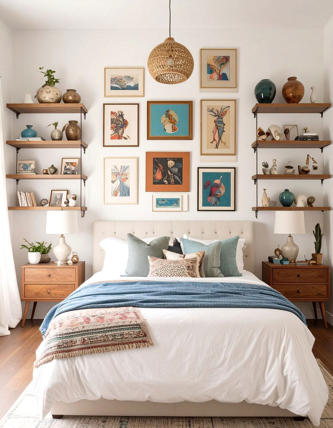 The Eclectic Collectors Bedroom - 30 master bedroom inspo ideas