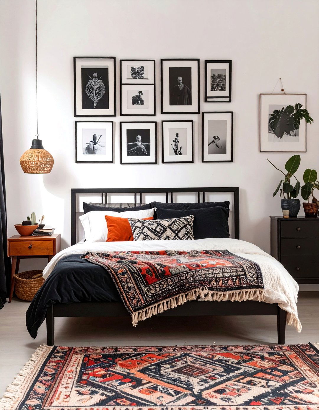 The Eclectic Collectors Bedroom - 30 neutral and black bedroom ideas