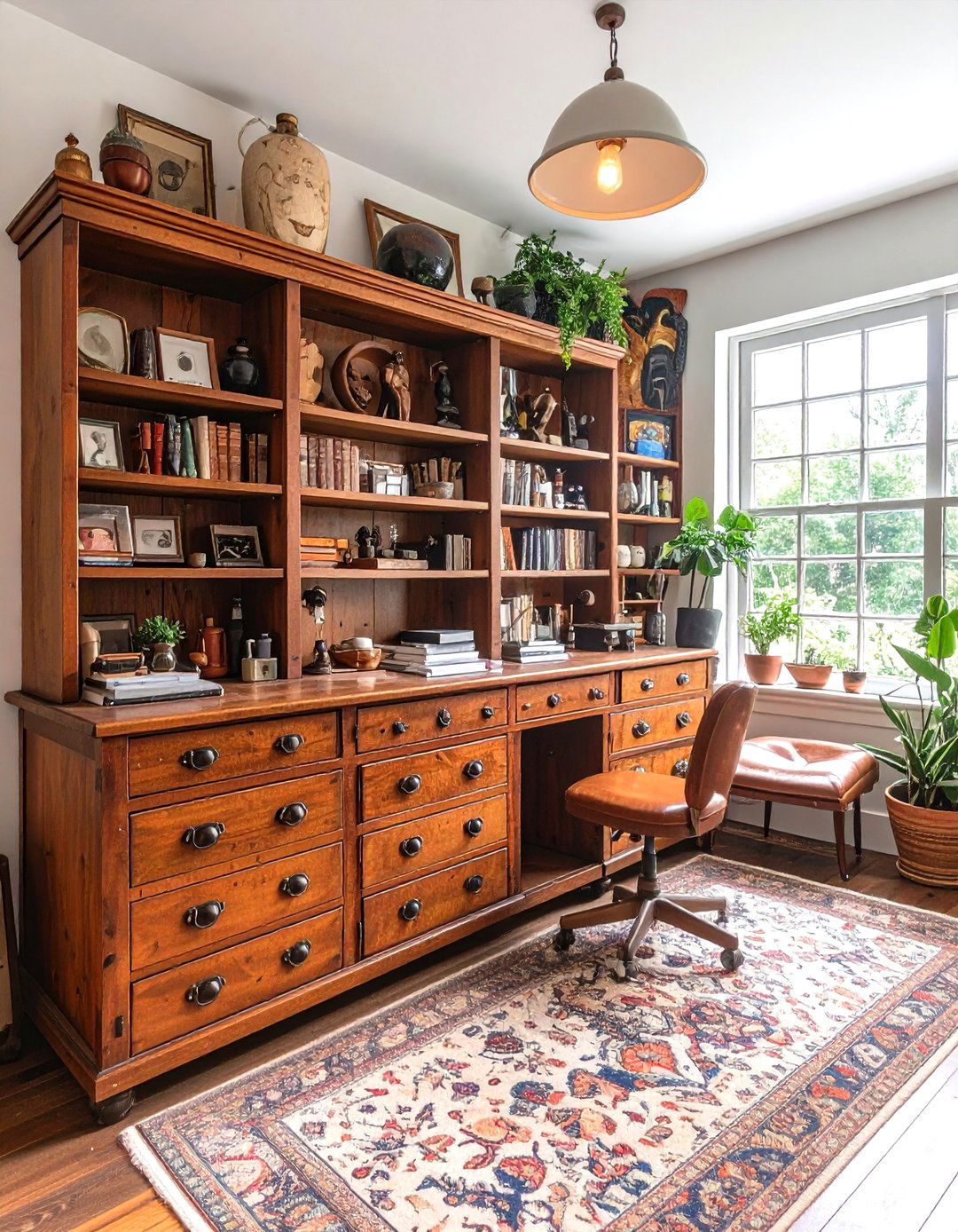 The Eclectic Collectors Cabinet of Curiosities - 30 home office storage ideas