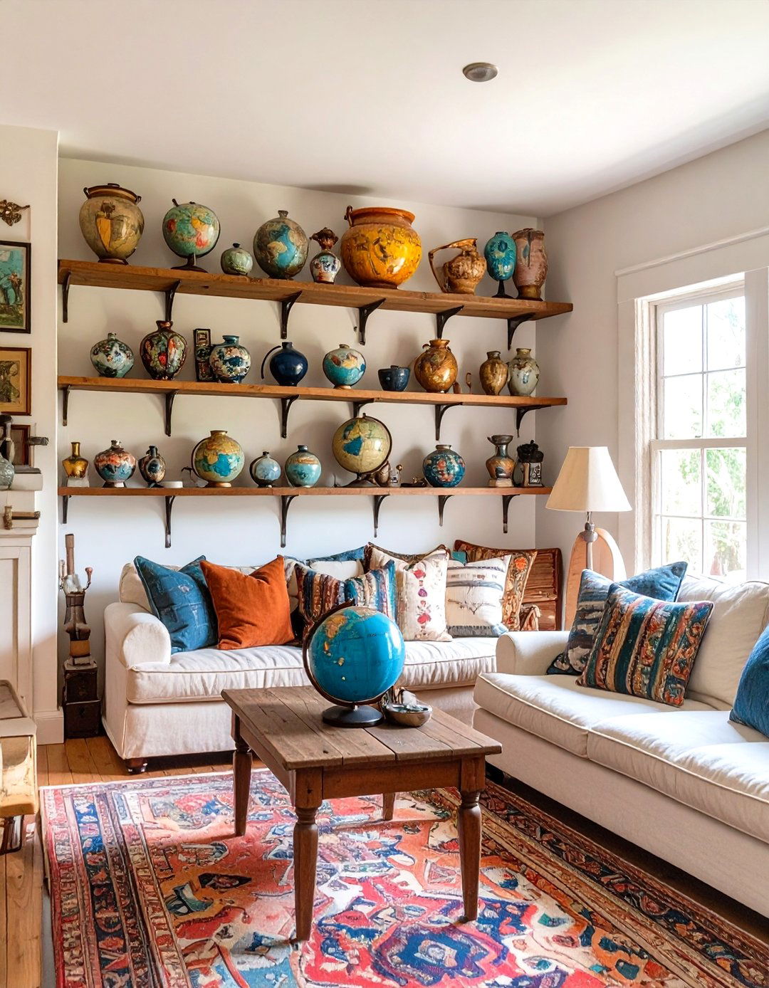 The Eclectic Collectors Cottage Living Room - 30 cottage living room ideas