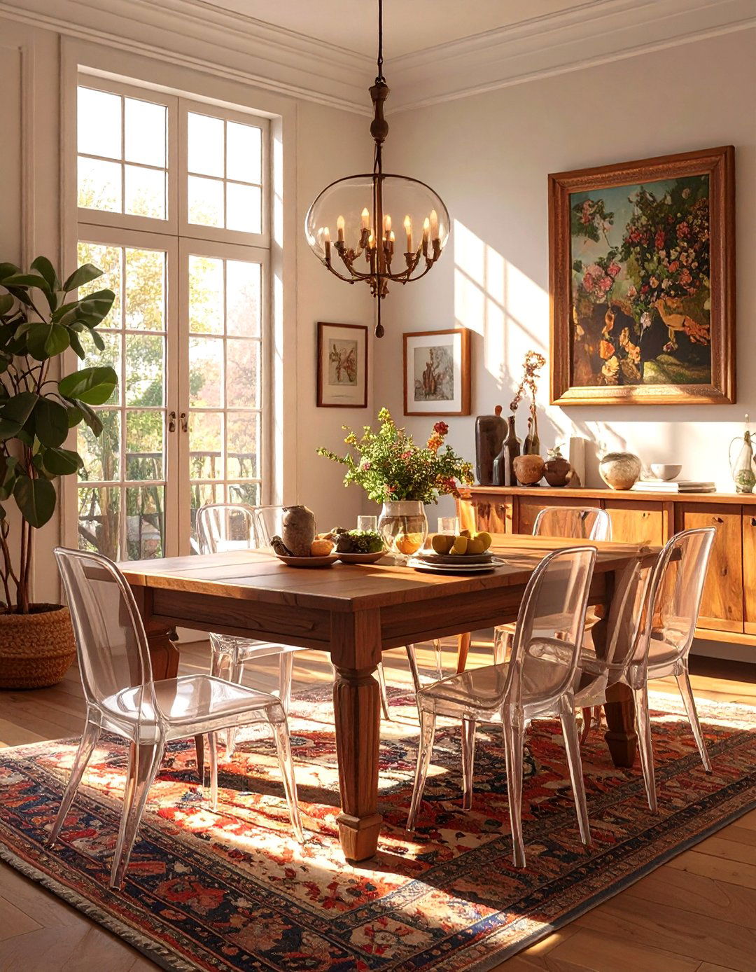 The Eclectic Collectors Dining Space - 30 apartment dining room ideas