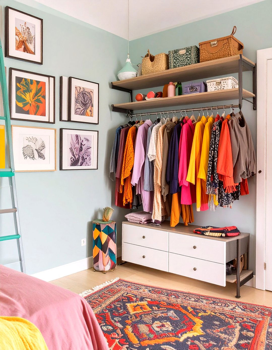 The Eclectic Collectors Display - 30 open closet ideas