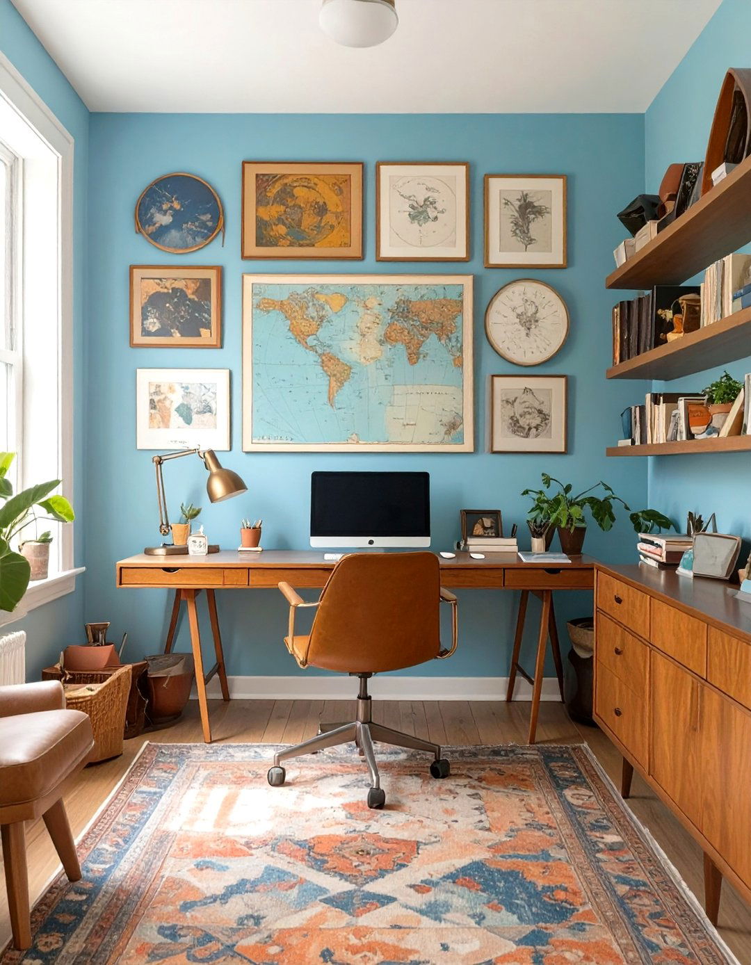 The Eclectic Collectors Home Office - 30 home office interior design ideas