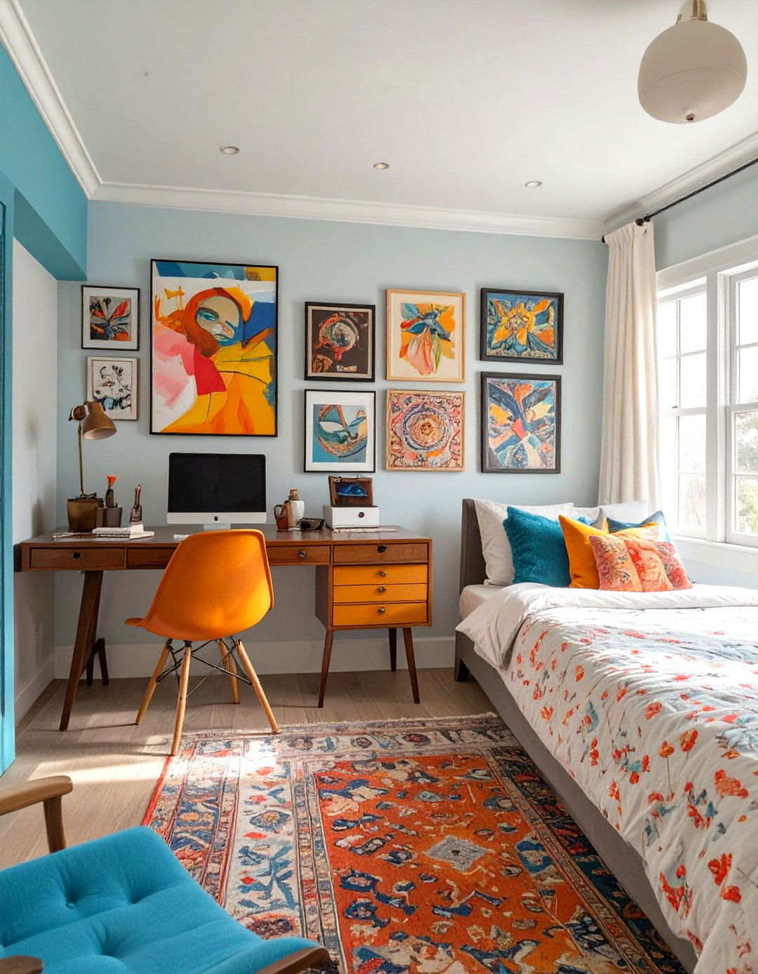 The Eclectic Collectors Office Bedroom - 30 office bedroom ideas