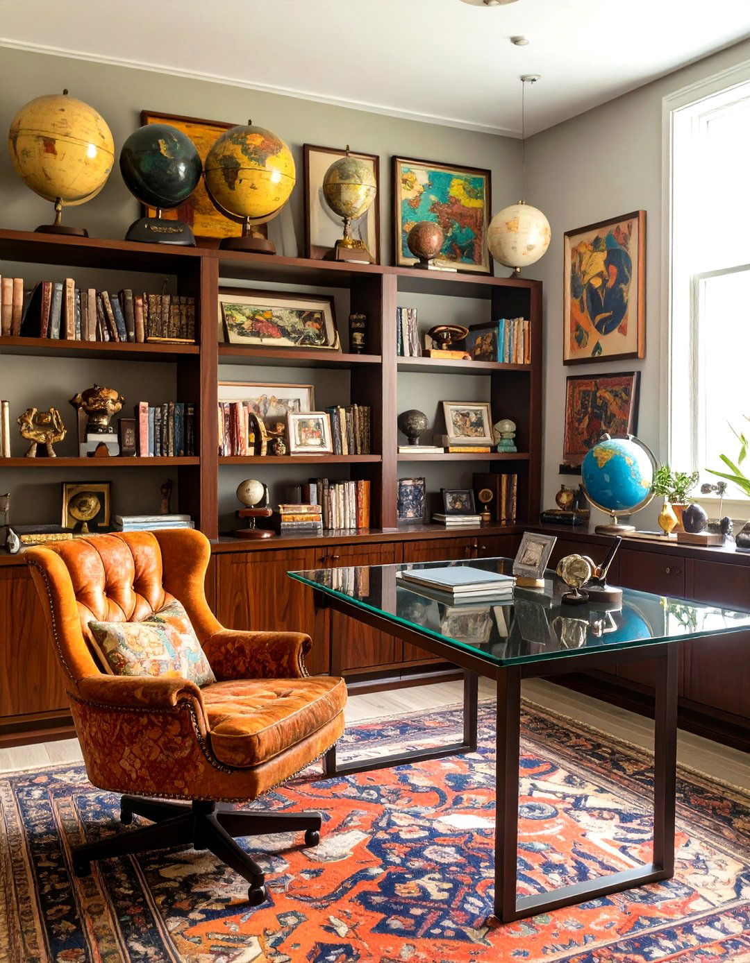 The Eclectic Collectors Office Room - 30 office room decor ideas