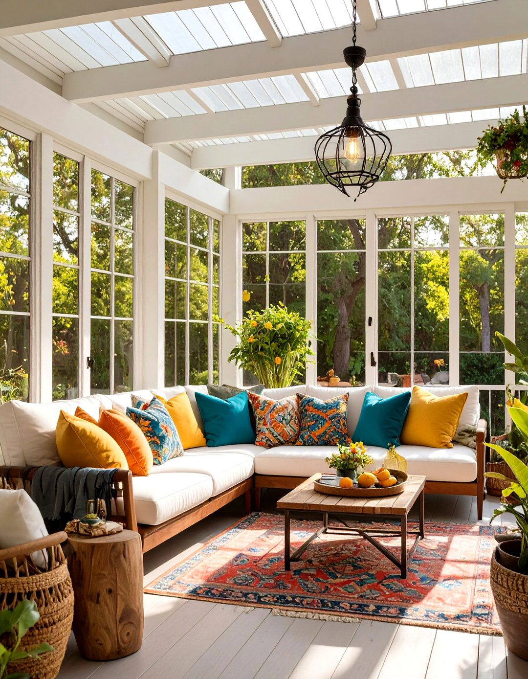 The Eclectic Collectors Porch - 30 modern screened in porch ideas
