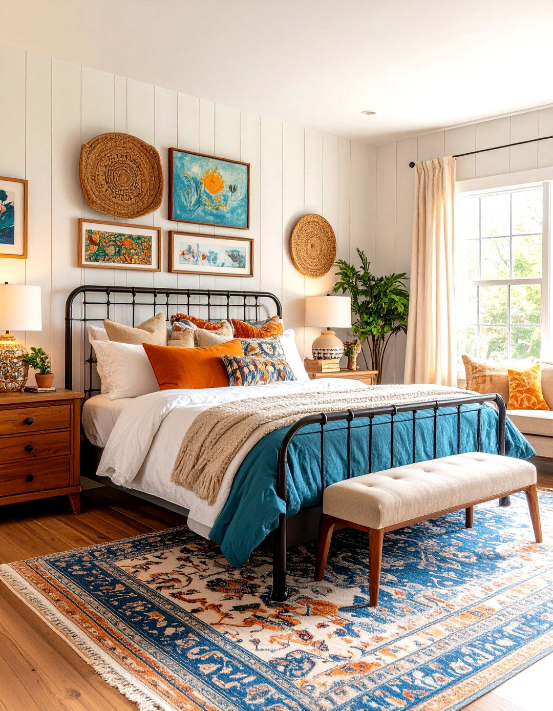 The Eclectic Farmhouse Bedroom - 30 farmhouse master bedroom ideas