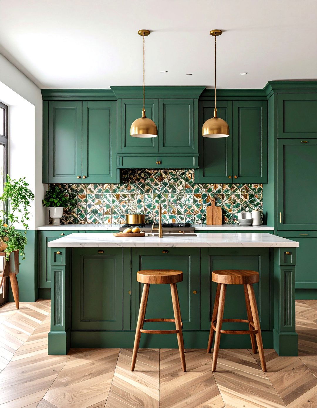 The Eclectic Kitchen with a Zellige Tile Backsplash - 30 kitchen tile ideas