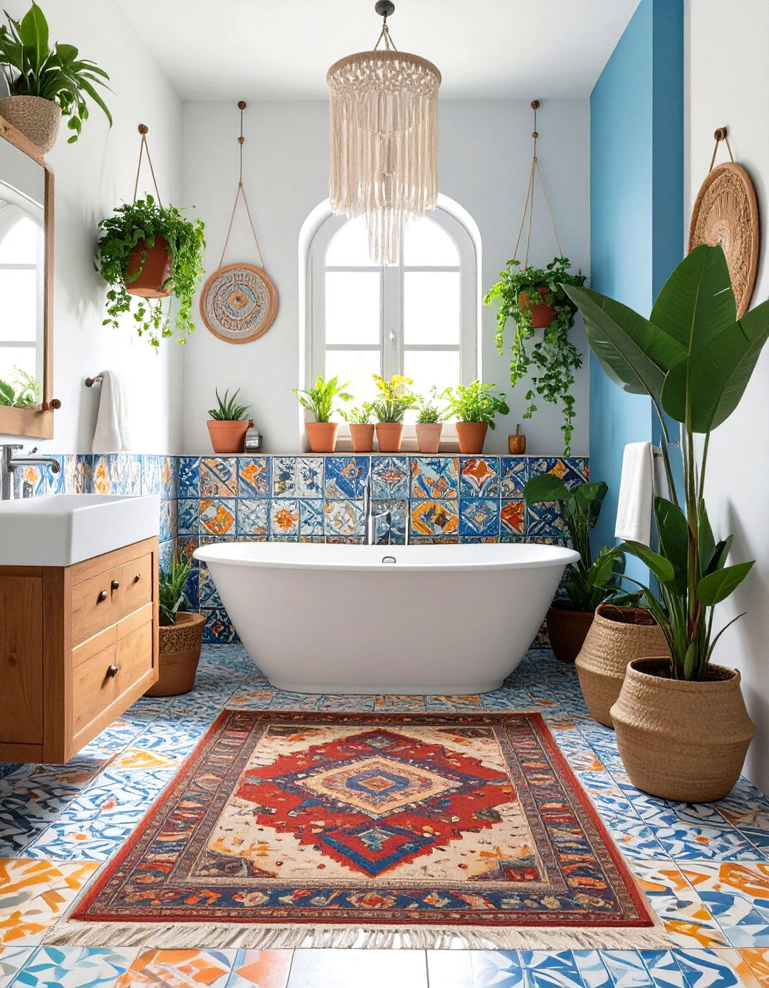 The Eclectic and Bohemian Bathroom - 30 master bathroom remodel ideas