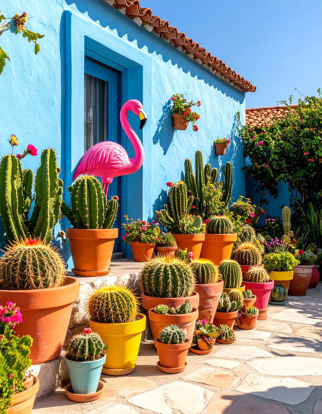 The Eclectic and Whimsical Cactus Garden - 30 front yard cactus garden ideas