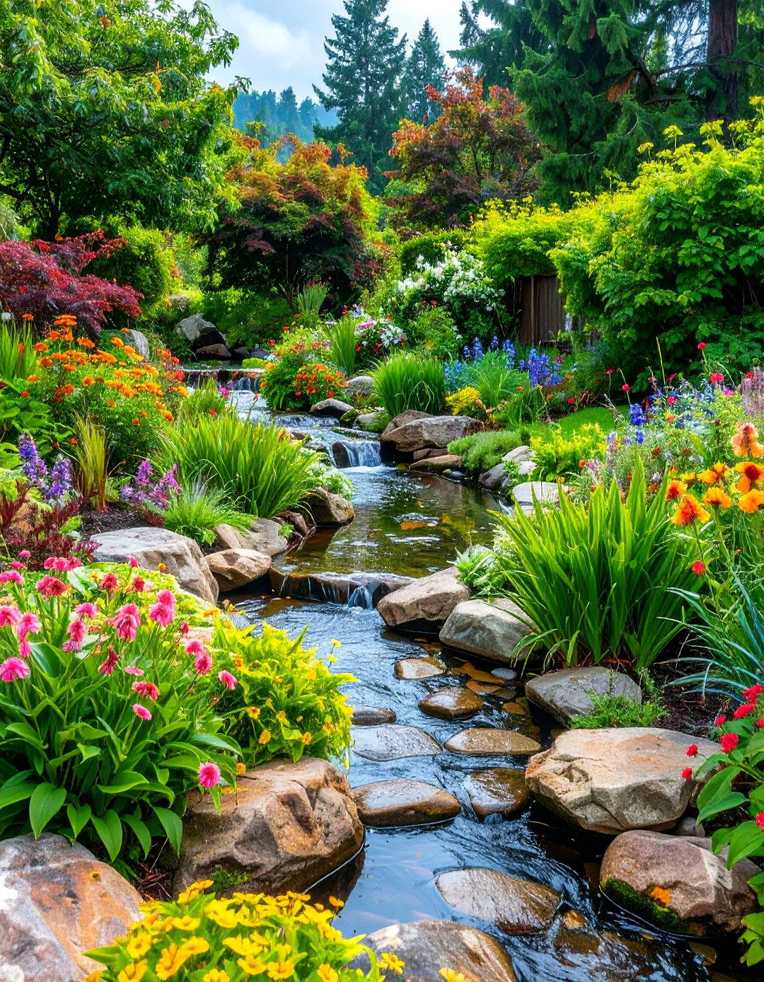 The Eco Conscious Rain Garden Layout - 30 layout landscape design plans ideas