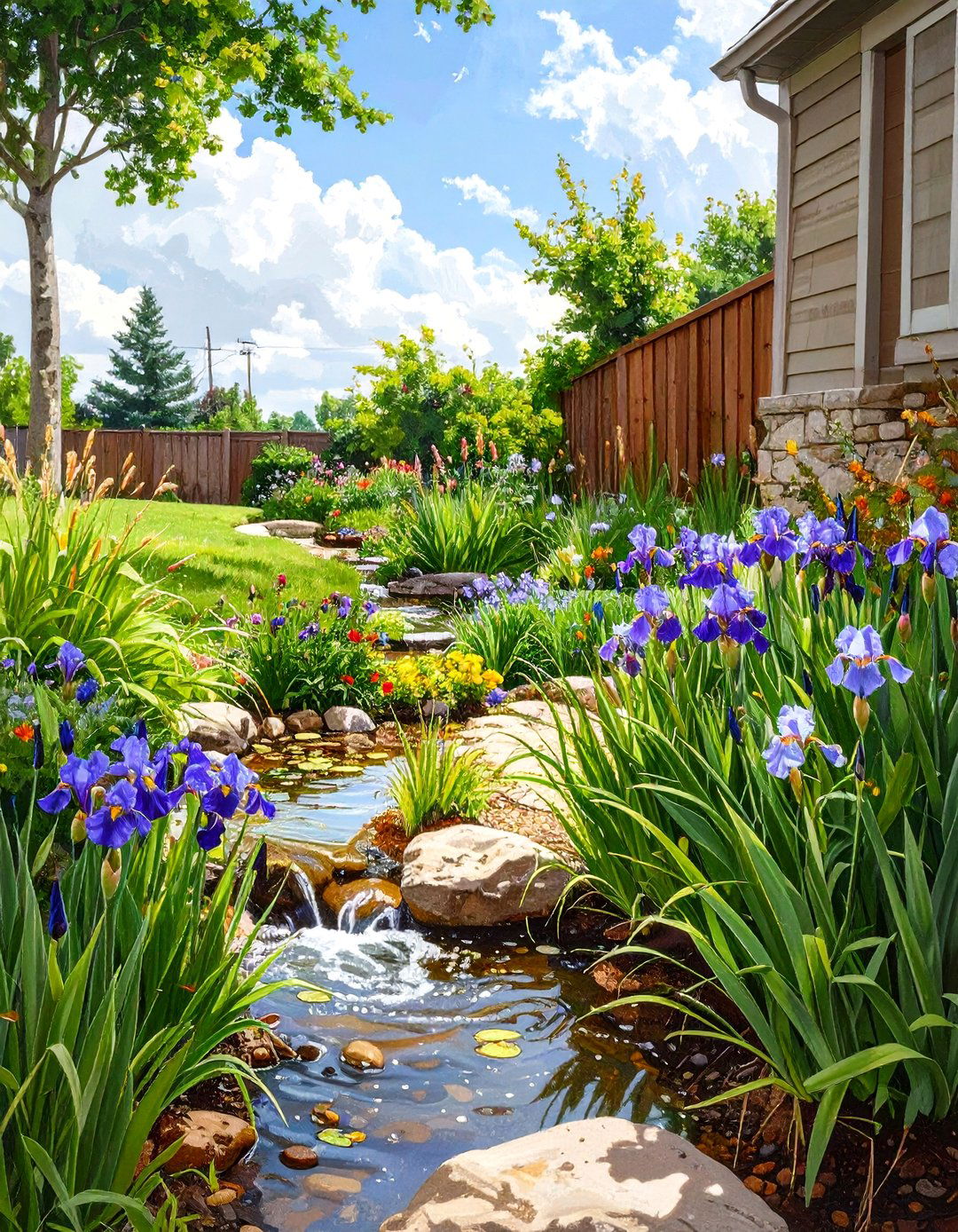 The Eco Conscious Rain Landscape Design - 30 free landscape design ideas