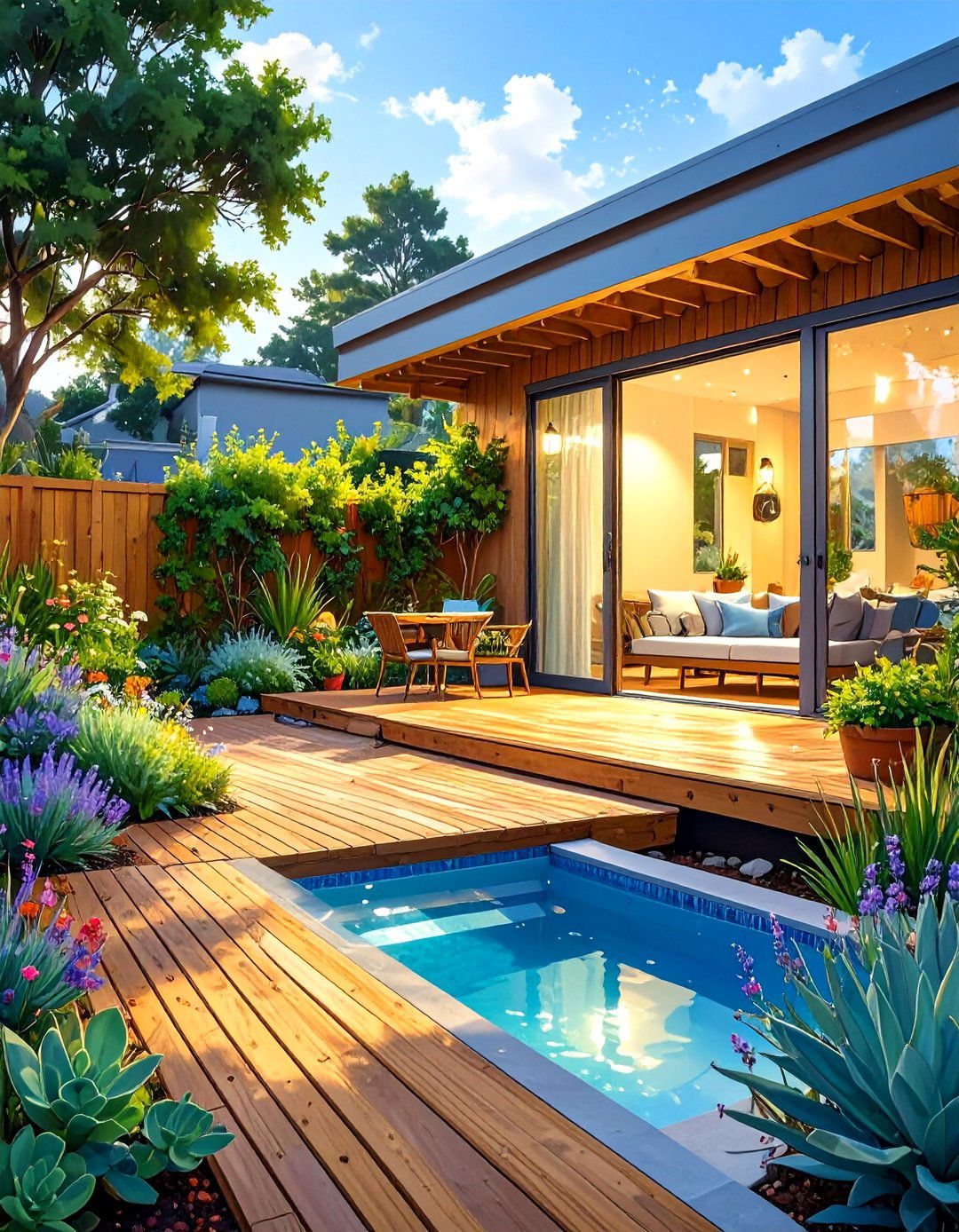 The Eco Friendly Deck with Sustainable Materials - 30 deck ideas for above ground pools