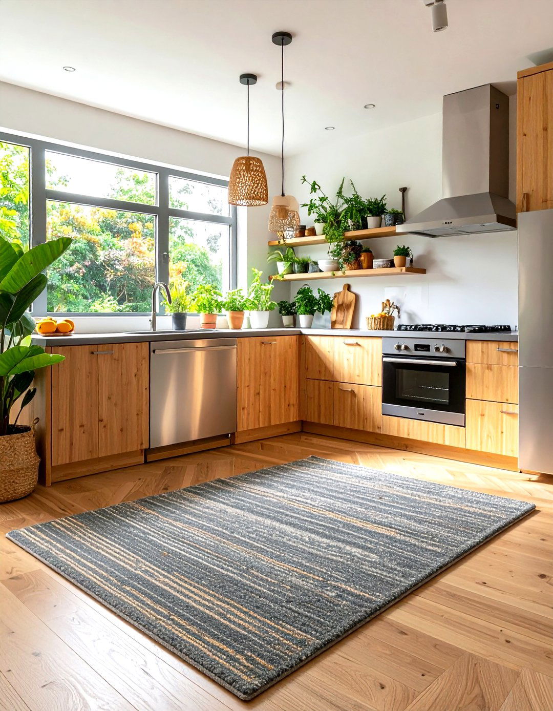 The Eco Friendly Kitchen Rug - 30 kitchen rug ideas