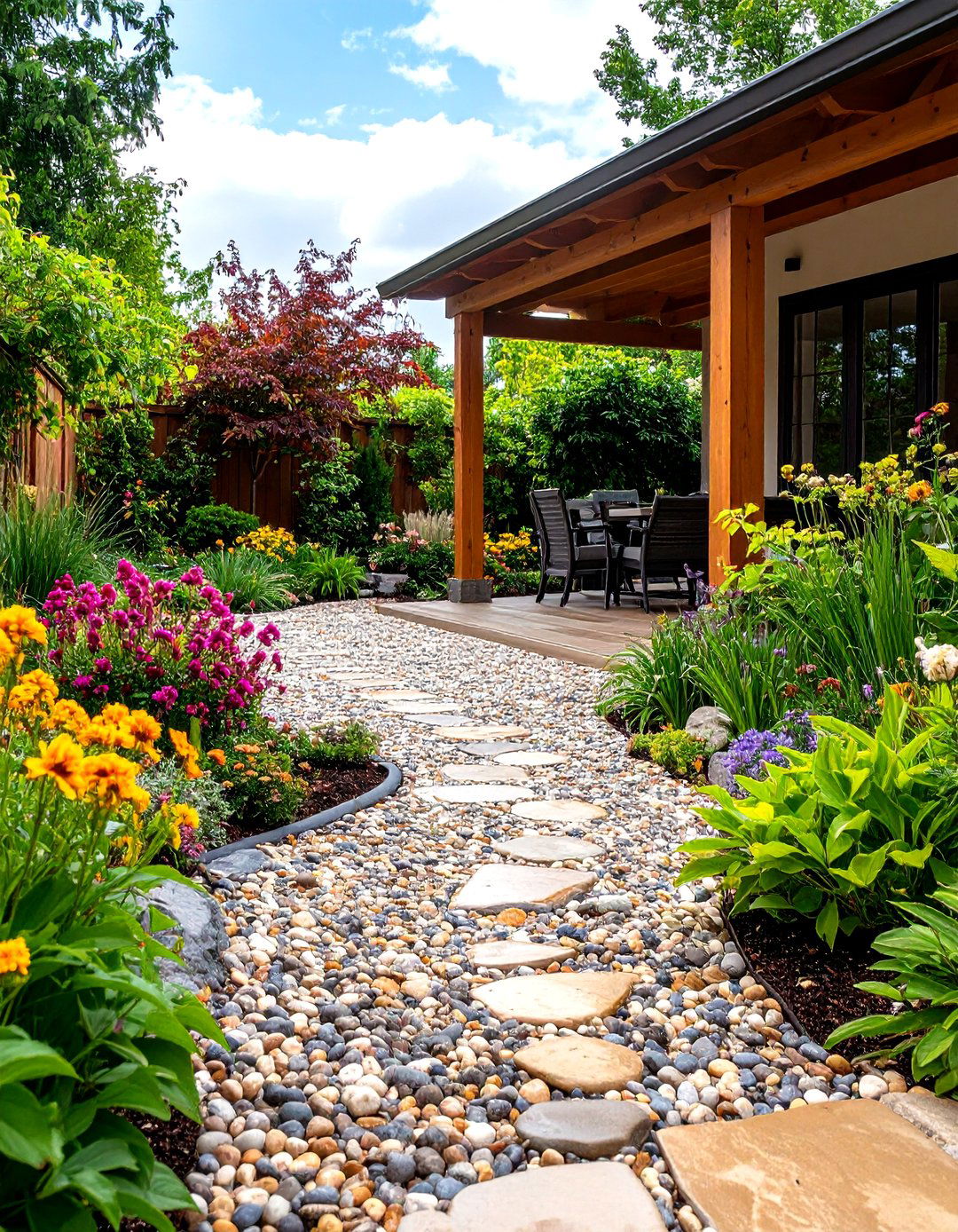 The Eco Friendly Permeable Gravel Patio - 30 gravel patio ideas