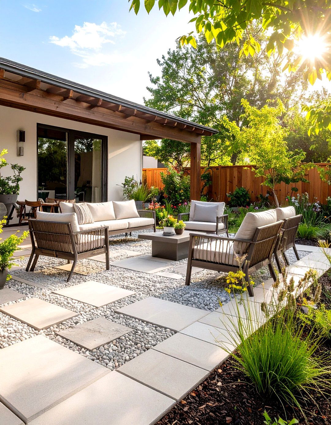 The Eco Friendly Permeable Patio - 30 gravel garden ideas