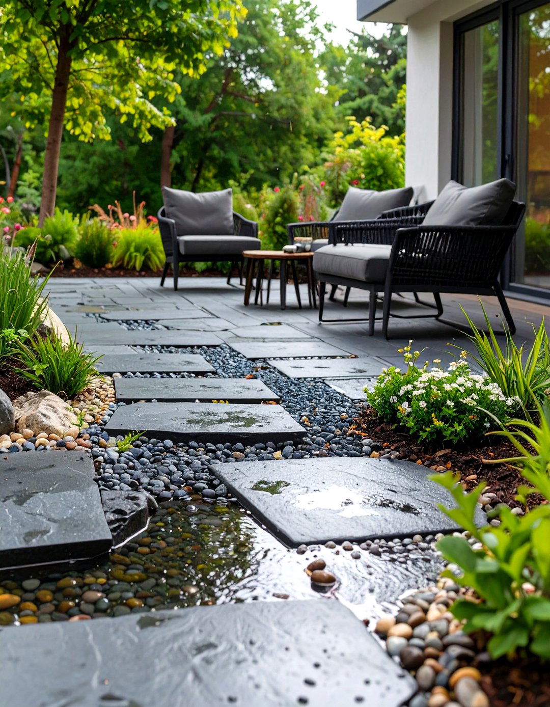 The Eco Friendly Permeable Paver System - 30 no grass backyard ideas
