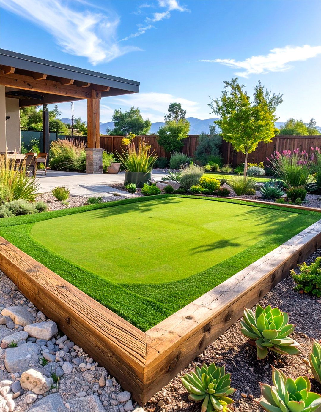 The Eco Friendly Putting Green - 30 backyard putting green ideas