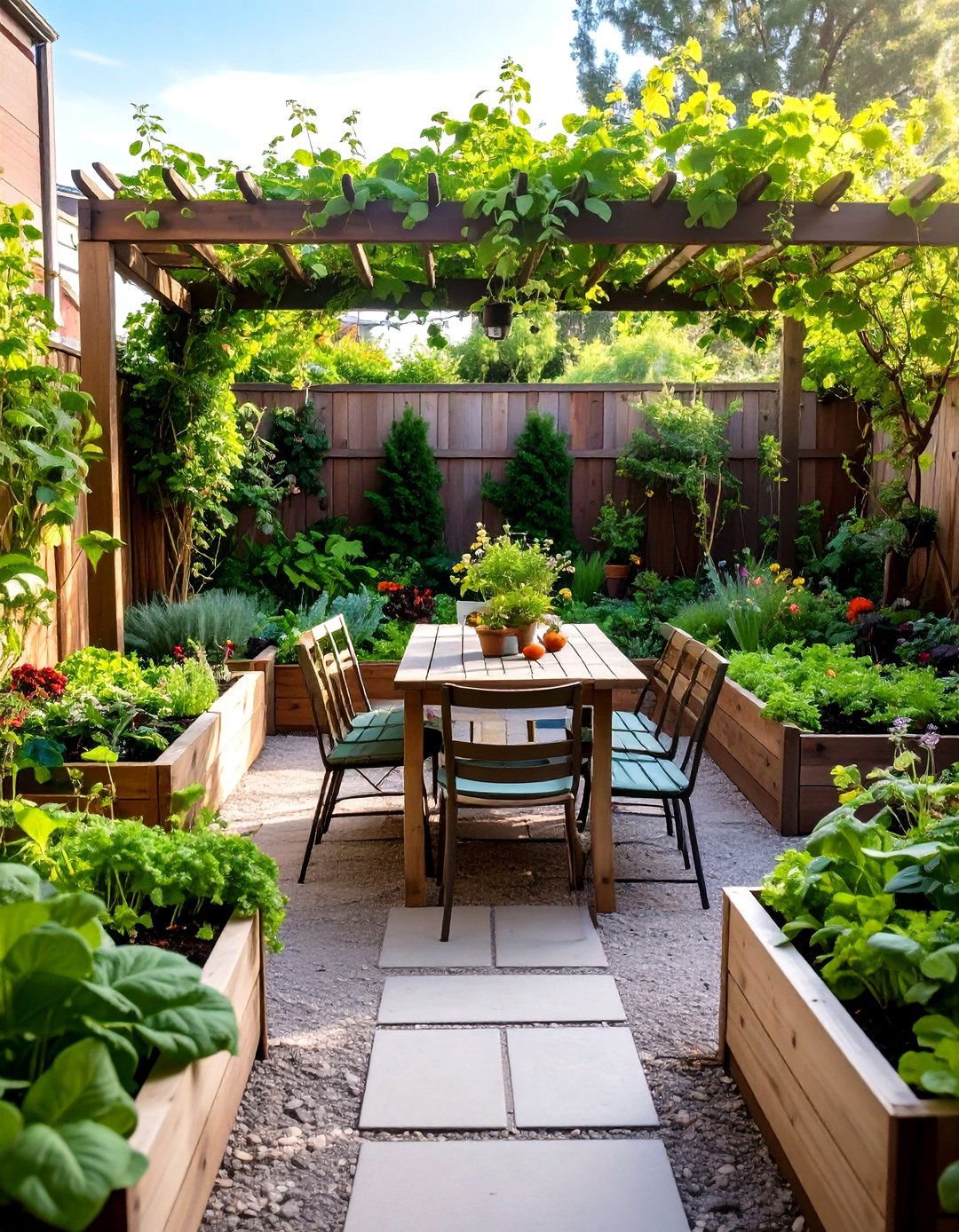 The Edible Courtyard Garden - 30 home garden ideas