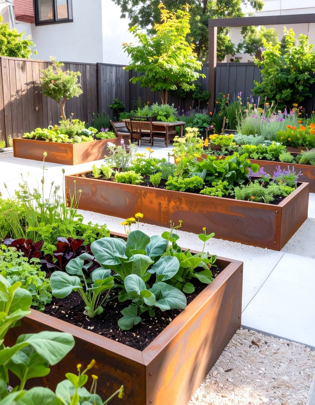 The Edible Courtyard Garden - 30 modern garden ideas