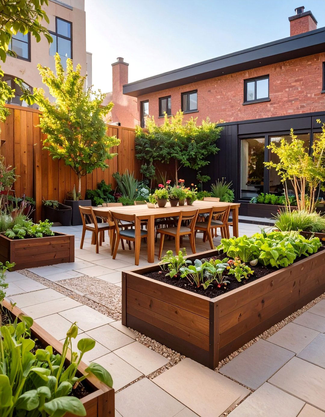 The Edible Courtyard Raised Garden - 30 ai raised garden design ideas