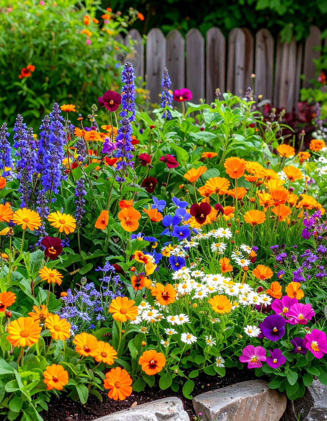 The Edible Flower Garden Bed - 30 garden beds ideas