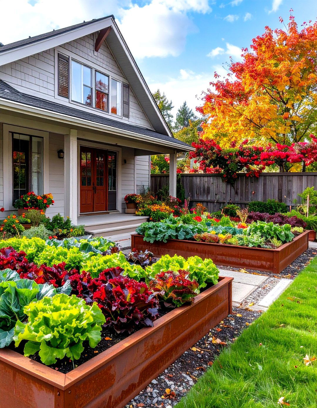 The Edible Front Yard Garden - 30 front yard curb appeal ideas