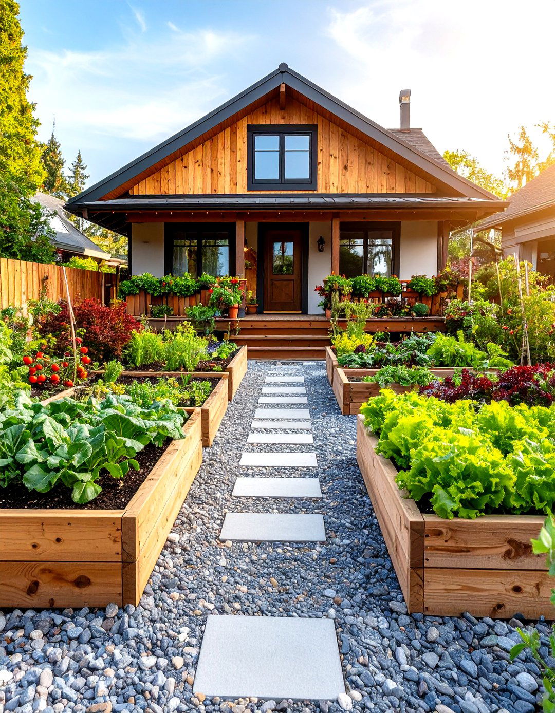 The Edible Garden Front Landscape - 30 front landscape ideas