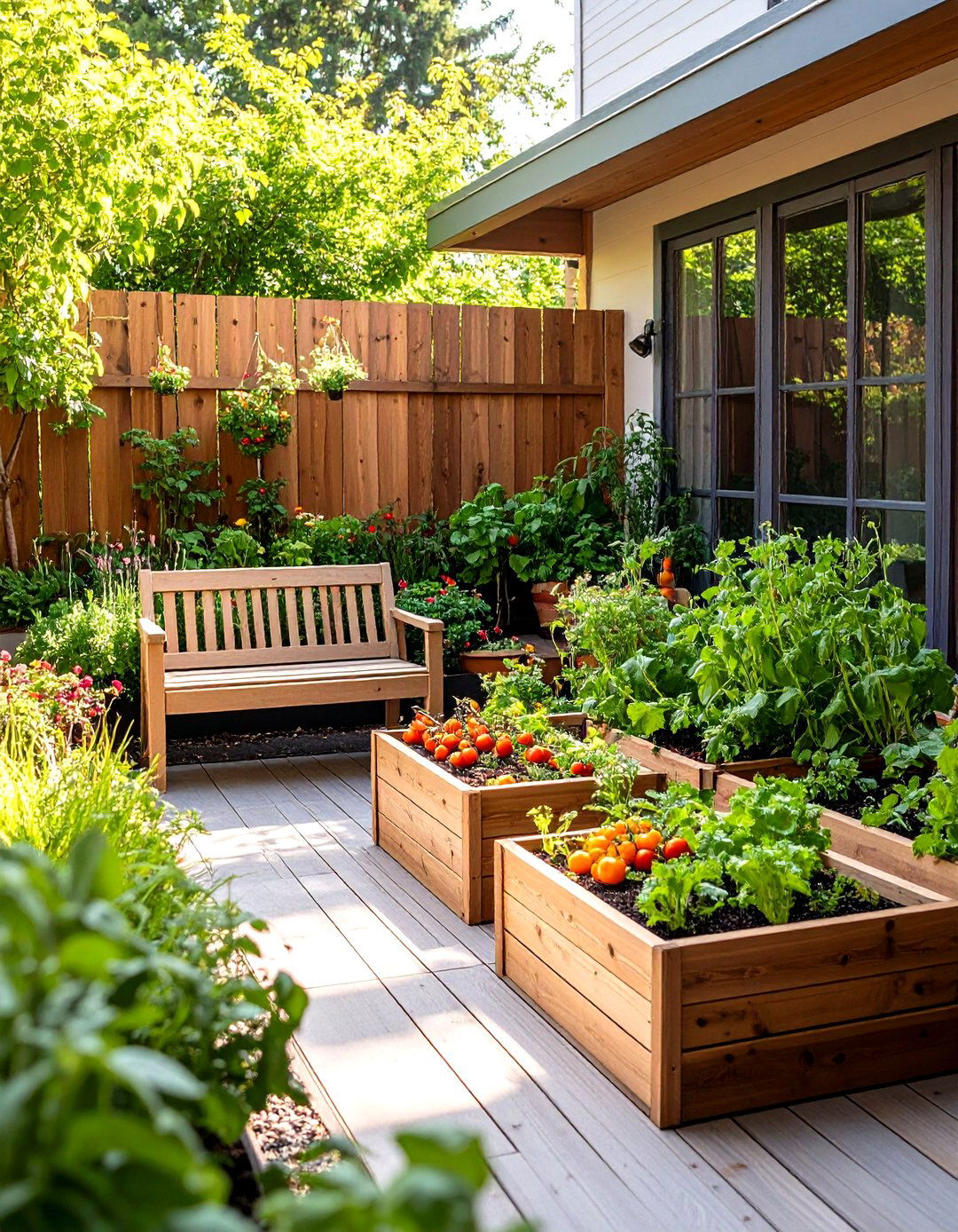 The Edible Garden Front Patio - 30 front patio ideas