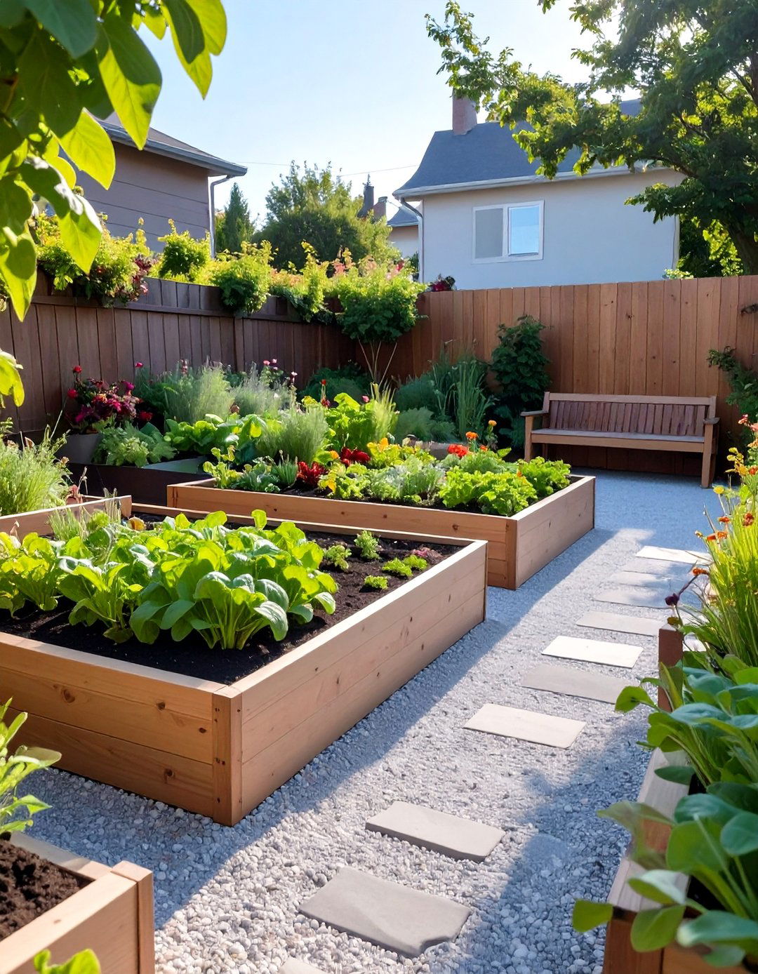 The Edible Garden Layout - 30 ai small backyard design ideas