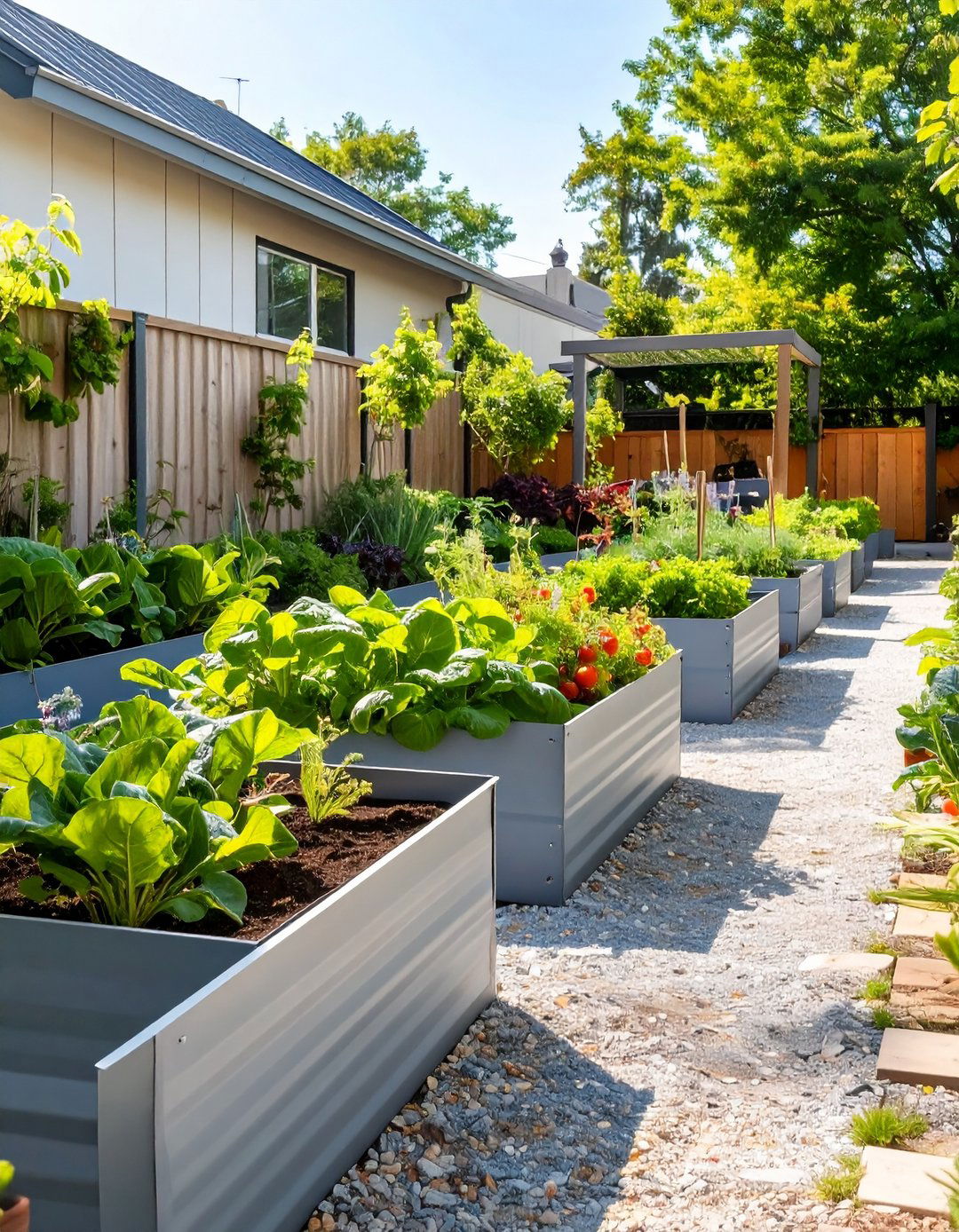 The Edible Garden Patch - 30 modern small backyard ideas