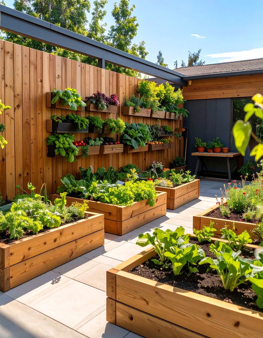 The Edible Garden Patio - 30 deck and patio ideas