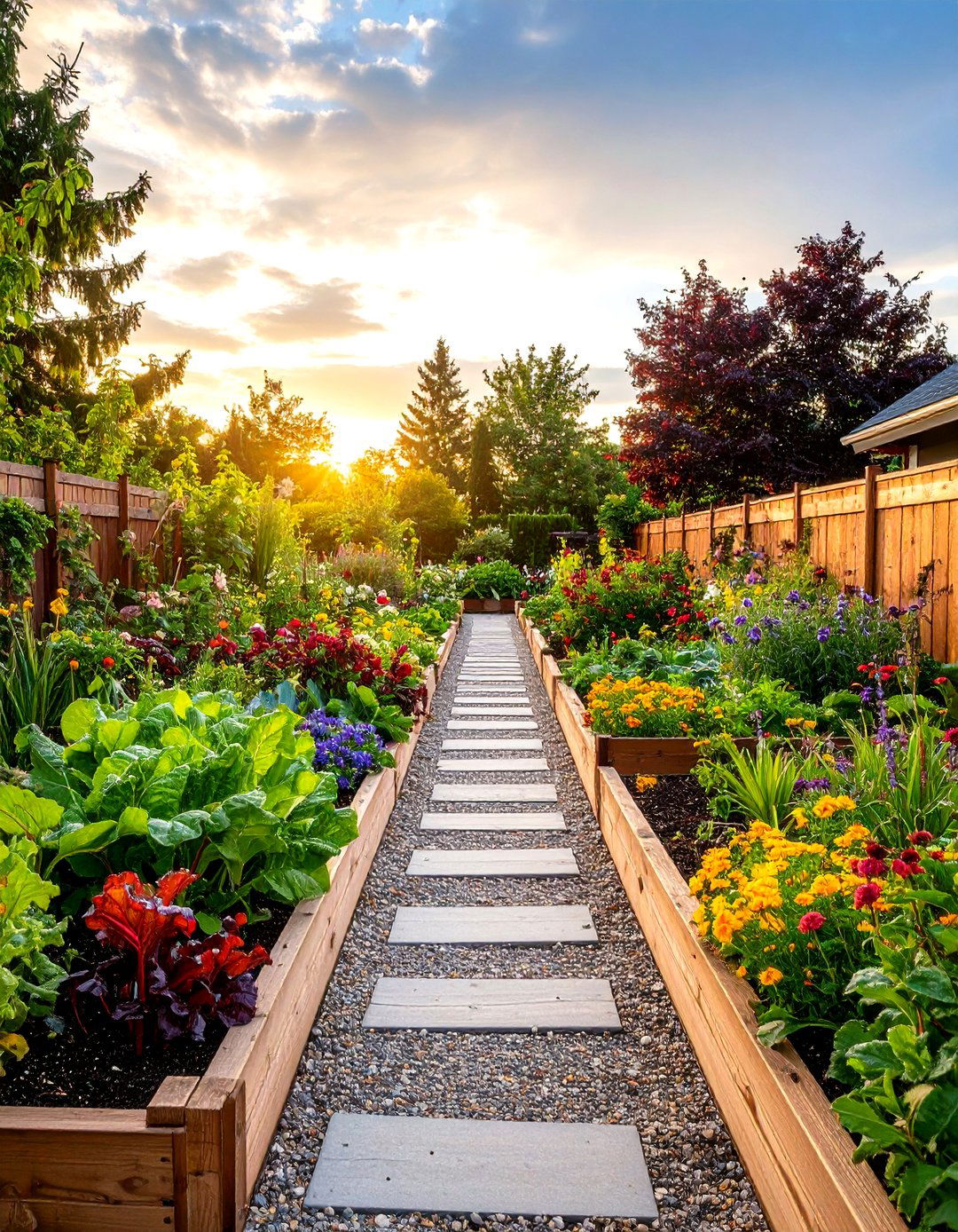The Edible Garden Walkway - 30 front walkway landscaping ideas