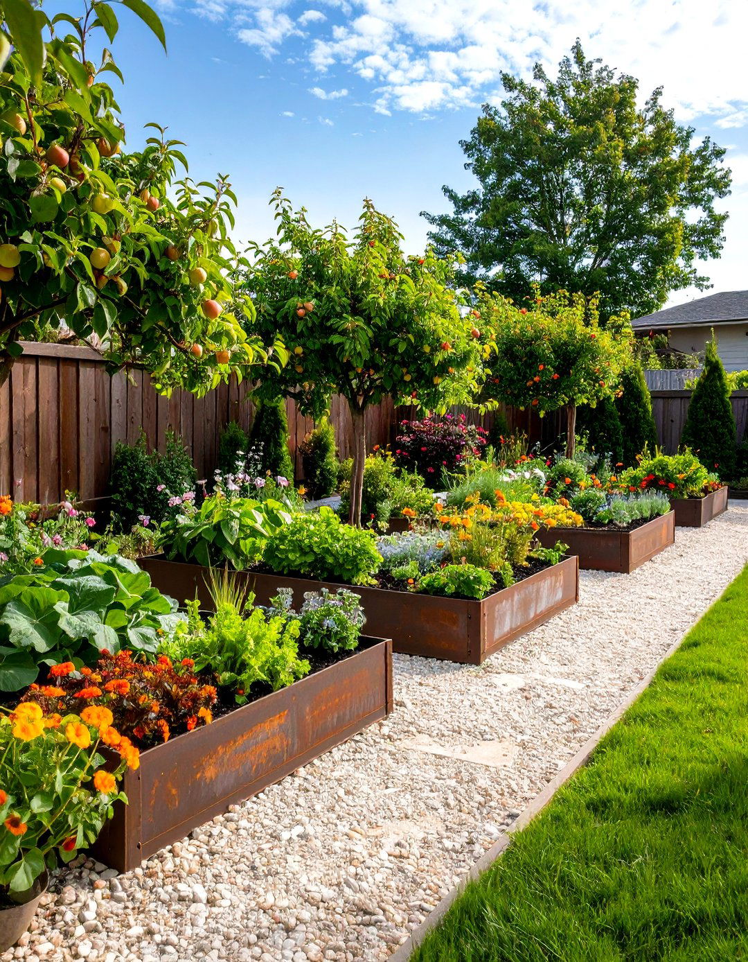The Edible Landscape Front Yard - 30 front lawn landscaping ideas