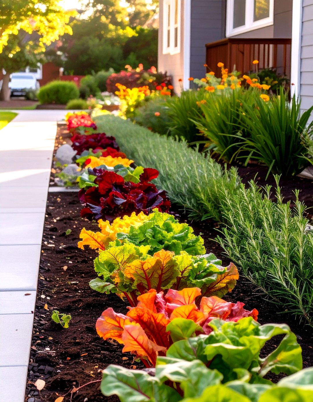The Edible Landscape Garden - 30 curb appeal front yard landscaping ideas on a budget