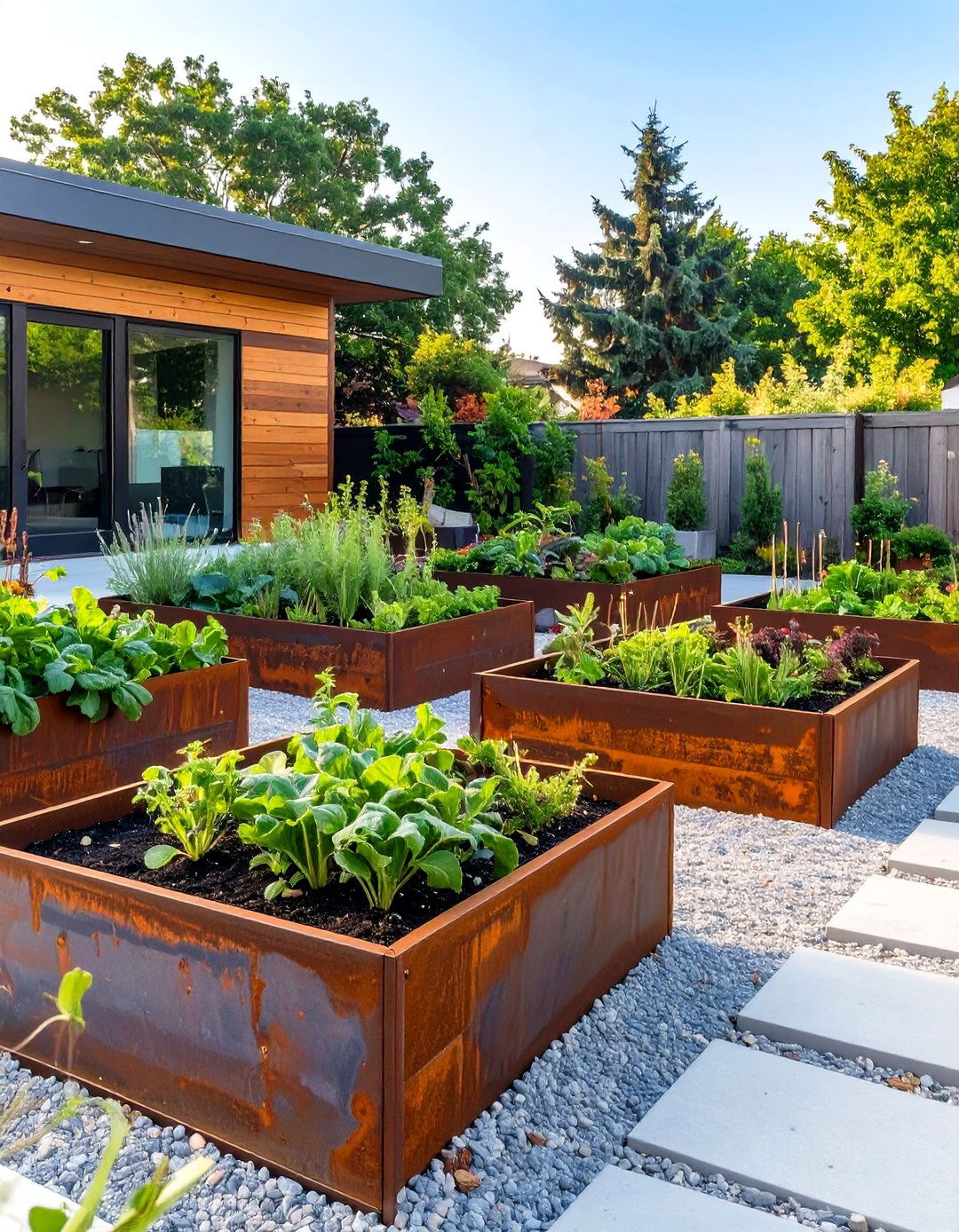 The Edible Modern Garden - 30 modern backyard ideas