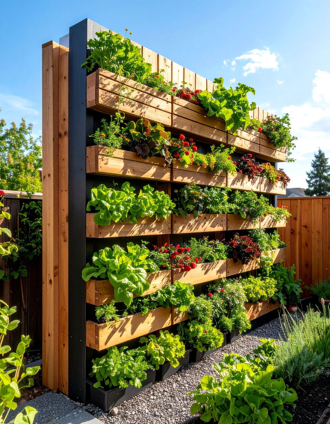 The Edible Wall Garden - 30 backyard ideas for small yards