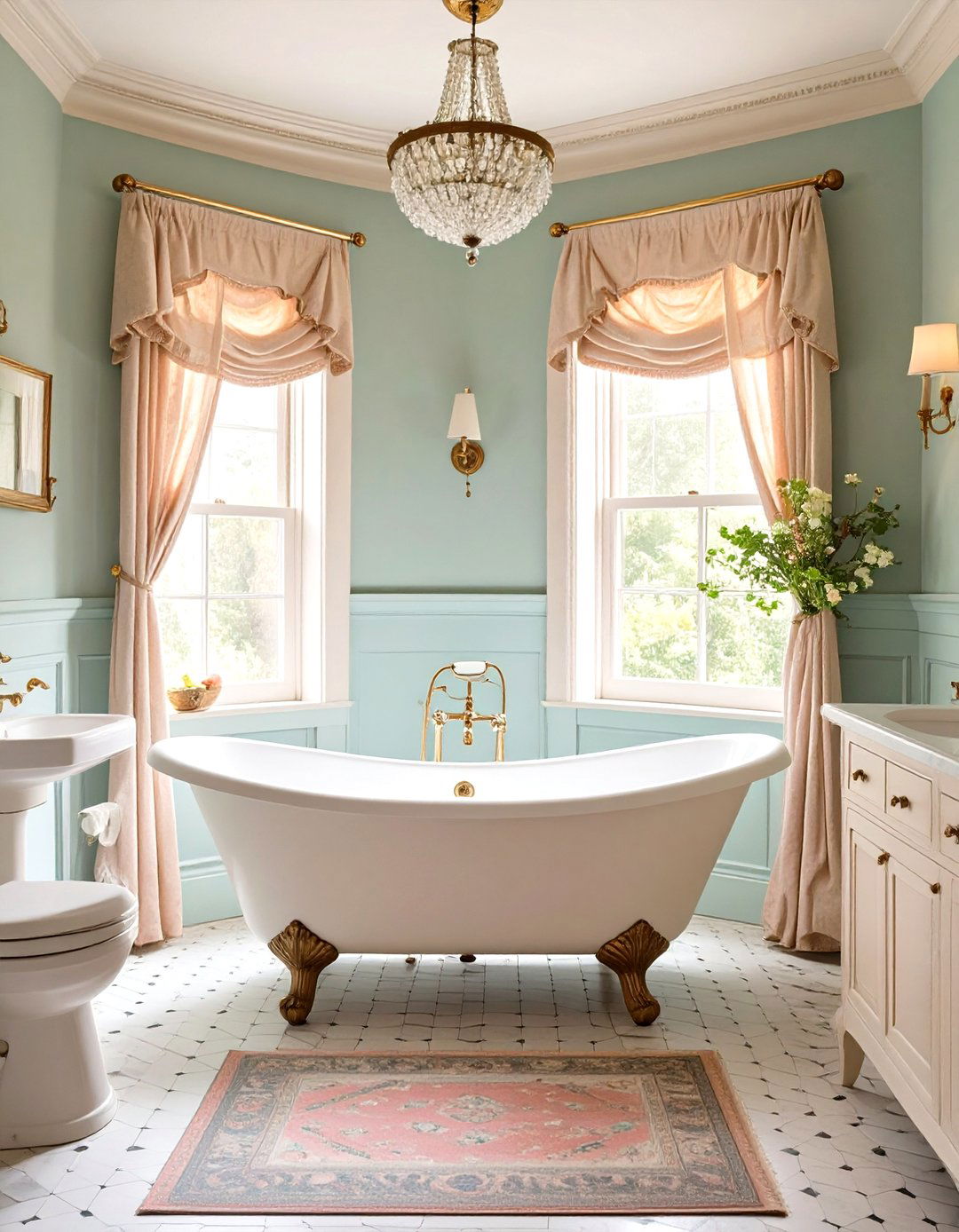 The Edwardian Grandeur Bathroom - 30 classic bathroom design ideas