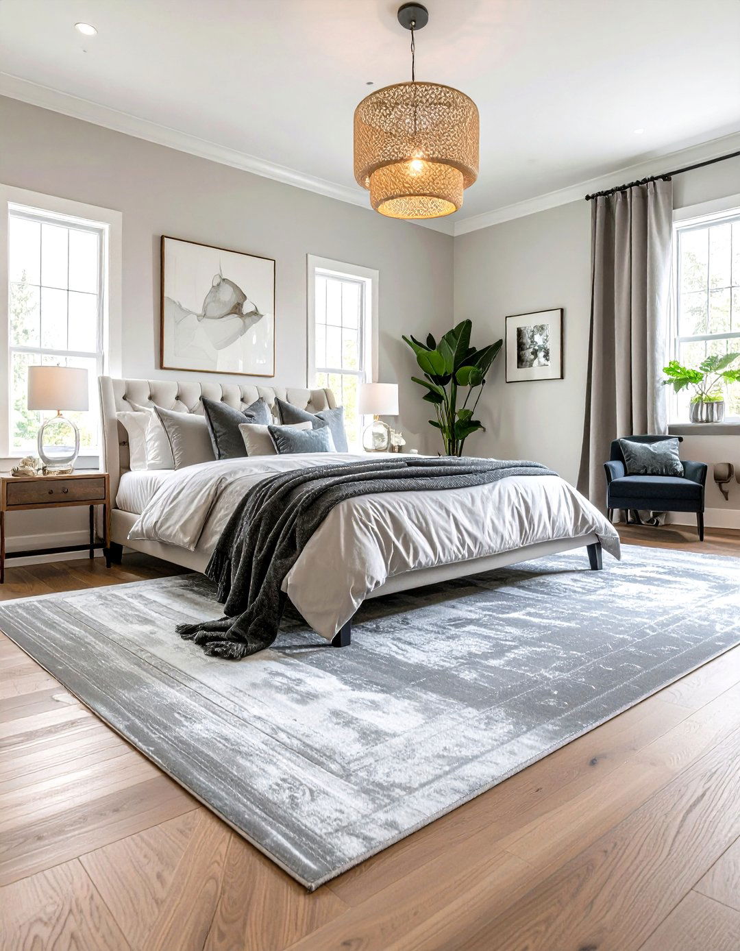 The Elegance of Hand Knotted Silk Rugs - 30 quiet luxury interior design ideas