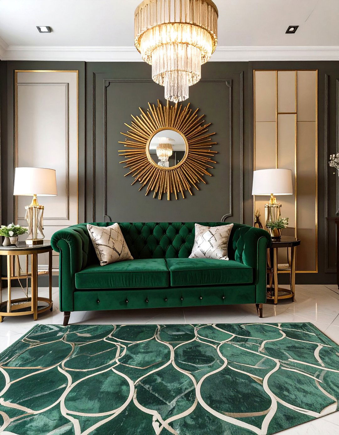 The Elegant Art Deco Den - 30 den ideas