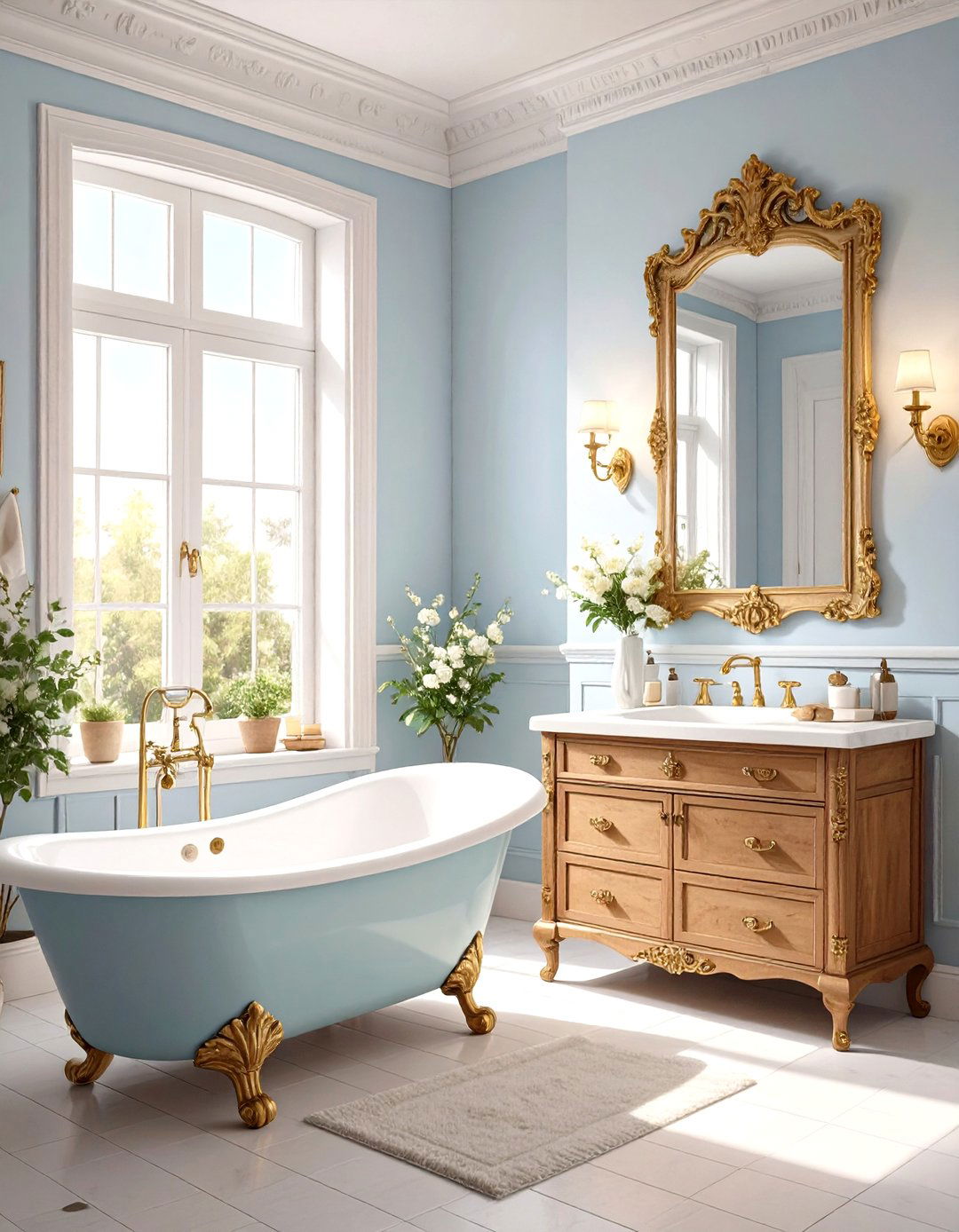 The Elegant Bathroom Retreat - 30 french country interior design ideas