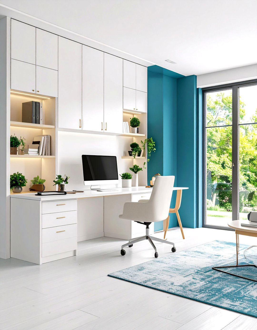 30 Living Room Office Ideas for a Productive Space - We Love Home Blog