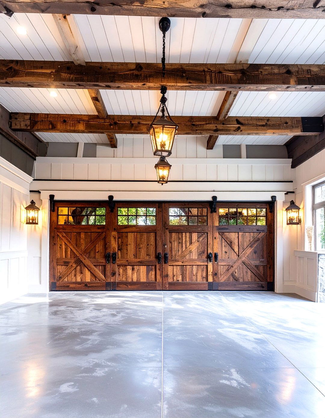 The Elegant Carriage House Garage - 30 garage layout ideas